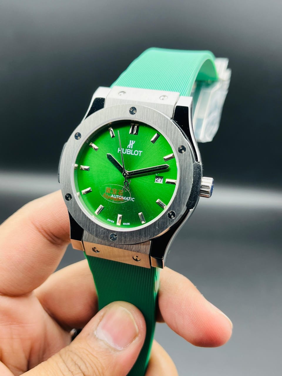 Hublot classic Fusion Green Dial Automatic ⌚